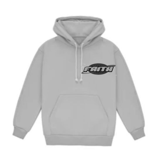 Grey Hoodie Faith