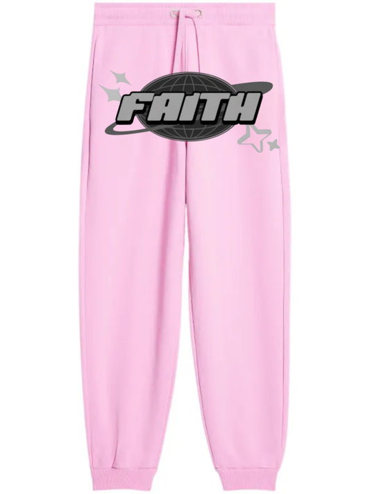 Pink Sweat-Pants Faith